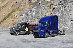 Mack Granite (left) and Anthem (right) Mack Granite (left) and Anthem (right)