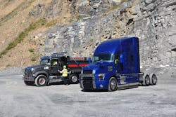 Mack Granite (left) and Anthem (right) Mack Granite (left) and Anthem (right)