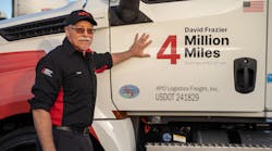 XPO driver has traveled 4 million accident-free miles in his almost 35-year less-than-truckload career.
