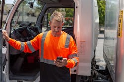 The Lytx driver app allows fleets to set parameters for specific drivers and routes.