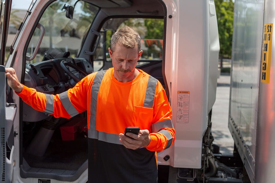 The Lytx driver app allows fleets to set parameters for specific drivers and routes.