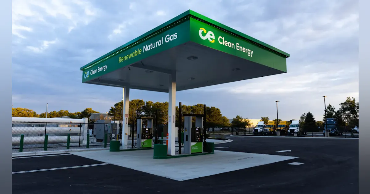 Clean Energy Rng Clean Energy opens renewable natural gas station in Ohio for Amazon ...