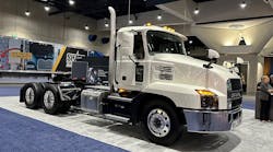 The Mack Anthem model year 2023 6x4 day cab is designed for regional haul use.