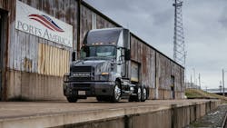 Mack Anthem model year 2023 6x4 day cab is designed for regional haul use. Mack Anthem model year 2023 6x4 day cab is designed for regional haul use.