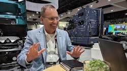 NACFE executive director Mike Roeth sits down with FleetOwner during American Trucking Associations’ 2022 Management Conference & Exhibition in San Diego. NACFE executive director Mike Roeth sits down with FleetOwner during American Trucking Associations’ 2022 Management Conference & Exhibition in San Diego.