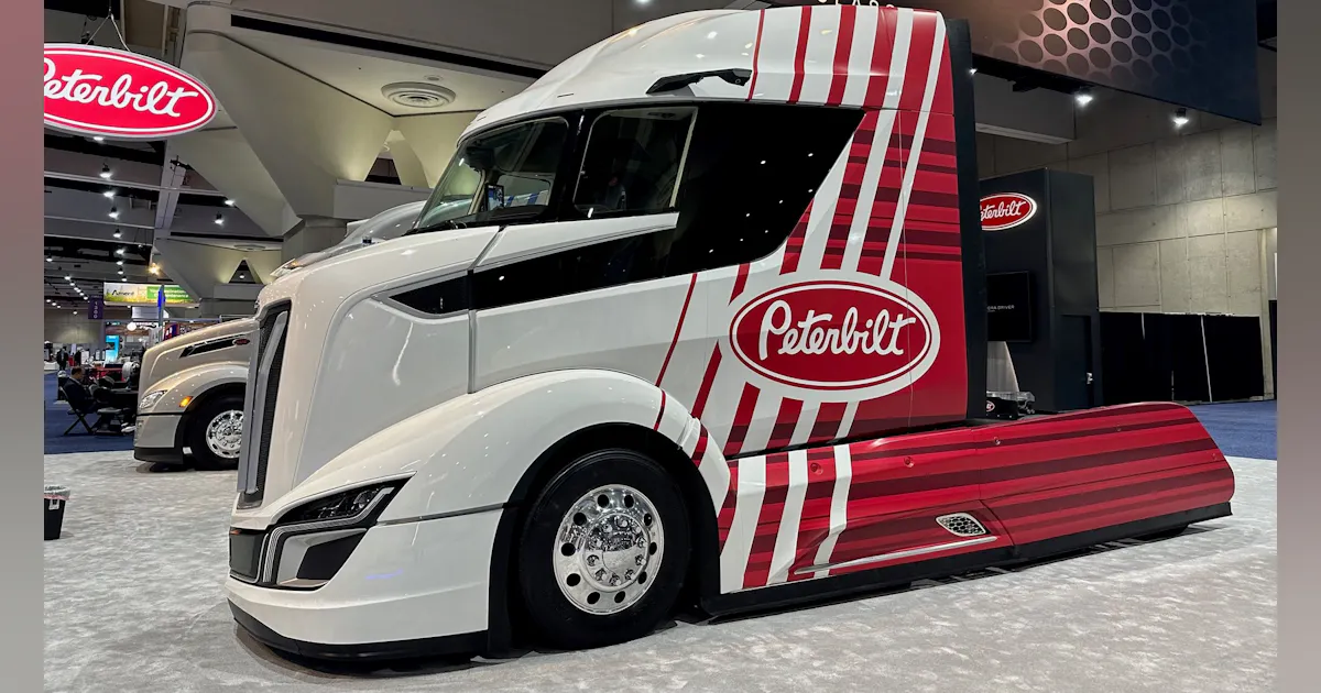 Peter Build Peterbilt showcases SuperTruck at ATA’s MCE | FleetOwner