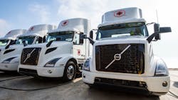 Tradelink Transport recently purchased 15 Volvo VNR Electric trucks for its land-bridge operations between the ports of Los Angeles and Long Beach and nearby rail yards.