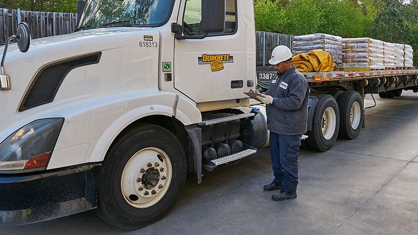 Quikrete Truck Driver 6350baa94e6ab