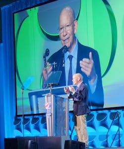 Rep. Peter DeFazio addresses the ATA management conference.