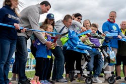 The ribbon-cutting for the Dream Big Campaign and Inclusion in Motion playground in Canandaigua for people of all abilities. The ribbon-cutting for the Dream Big Campaign and Inclusion in Motion playground in Canandaigua for people of all abilities.