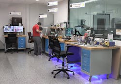 The Bendix Avon Headquarters has 27 test cells, including this R&D lab. The Bendix Avon Headquarters has 27 test cells, including this R&D lab.