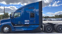 The Driving for Excellence award-winning veteran driver will receive this new Kenworth T680 Next Generation 76-in. sleeper. The Driving for Excellence award-winning veteran driver will receive this new Kenworth T680 Next Generation 76-in. sleeper.