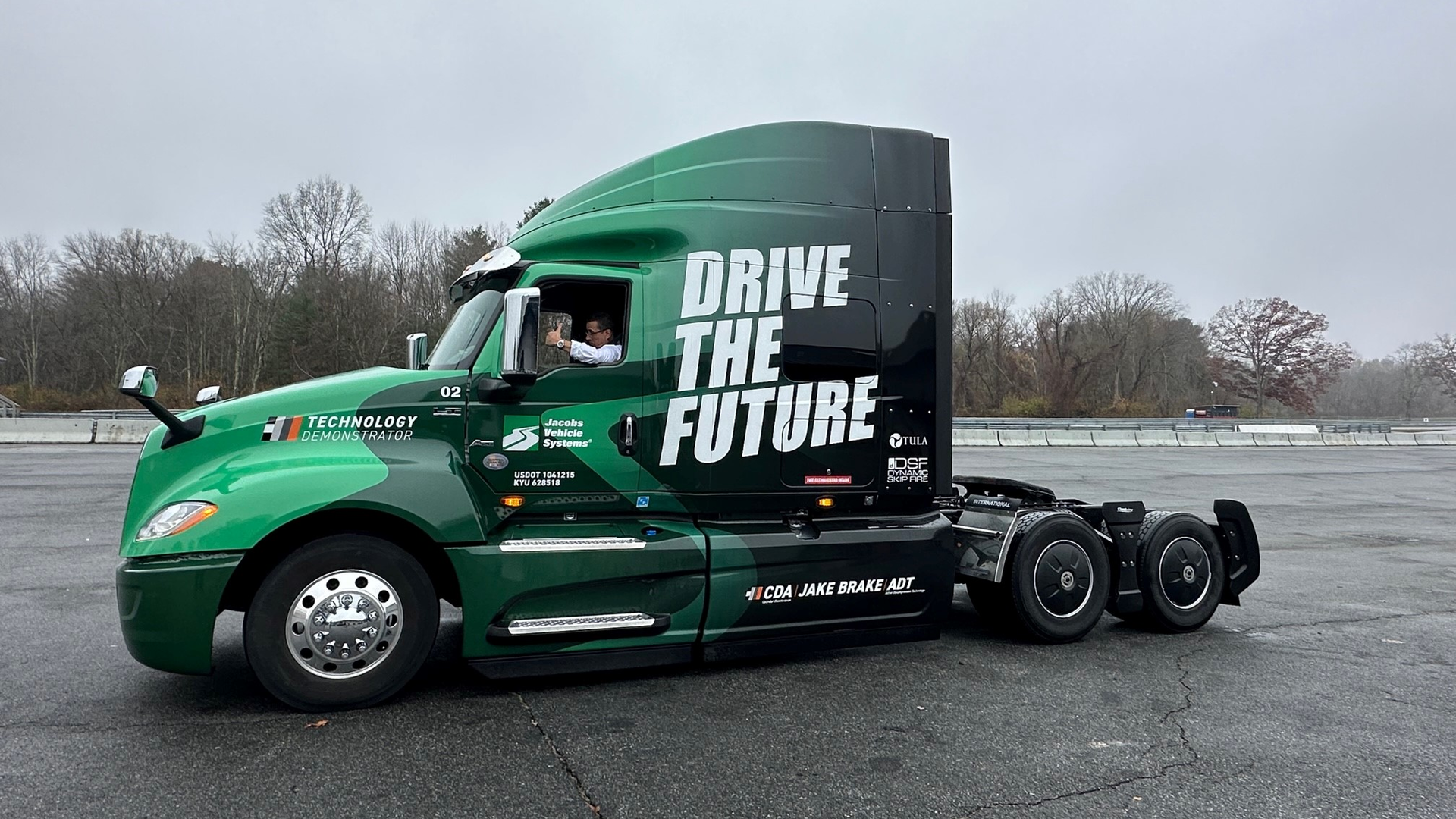 Jacobs Tech Demo Truck Driver Bob Le Blanc 63640df34b2ed