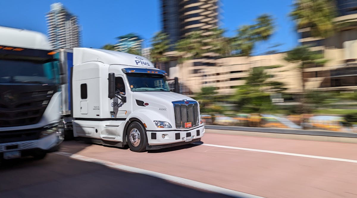 Plus autonomous truck ATA MCE San Diego