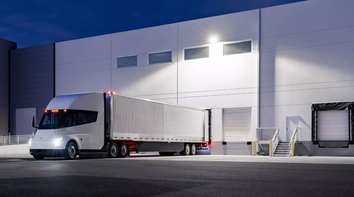 Tesla semi deals trailer