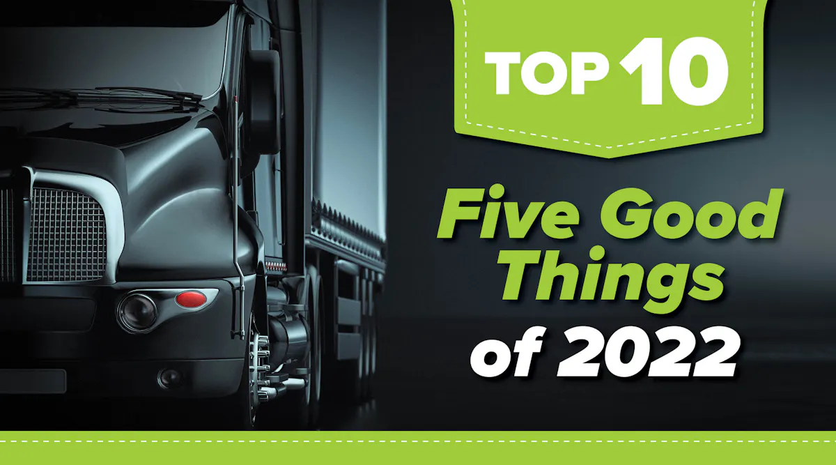Top Five Good Things in trucking blogs 2022 | FleetOwner