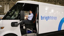 Canadian Prime Minister Justin Trudeau with a BrightDrop Zevo 600 built at the CAMI plant, Canada’s first full-scale EV manufacturing plant, in Ingersoll, Ontario. Canadian Prime Minister Justin Trudeau with a BrightDrop Zevo 600 built at the CAMI plant, Canada’s first full-scale EV manufacturing plant, in Ingersoll, Ontario.
