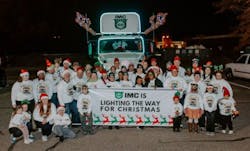 Employees of IMC Cos. showed up in force to participate in the 45th annual Collierville, Tennessee, Christmas parade on Dec. 2. Employees of IMC Cos. showed up in force to participate in the 45th annual Collierville, Tennessee, Christmas parade on Dec. 2.