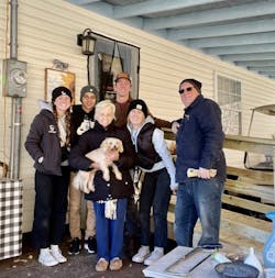 DriverFacts owner Dave Widly pictured on the right with one of the wheelchair ramps he built DriverFacts owner Dave Widly pictured on the right with one of the wheelchair ramps he built