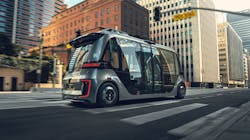 The shuttles will come with either 50 or 100 kWh battery variants. ZF’s press release states that they will have a range of 80 miles (in pure electric mode), and are currently operating at 25 mph, although the company is pursuing an ultimate speed of 50 mph. It offers a total passenger capacity of 22 with up to 15 seated. The shuttles will come with either 50 or 100 kWh battery variants. ZF’s press release states that they will have a range of 80 miles (in pure electric mode), and are currently operating at 25 mph, although the company is pursuing an ultimate speed of 50 mph. It offers a total passenger capacity of 22 with up to 15 seated.