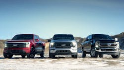 The Ford F-Series celebrates its 75th anniversary this year. The Ford F-Series celebrates its 75th anniversary this year.