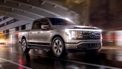 The Ford F-150 Lightning. The Ford F-Series celebrates its 75th anniversary this year. The Ford F-150 Lightning. The Ford F-Series celebrates its 75th anniversary this year.