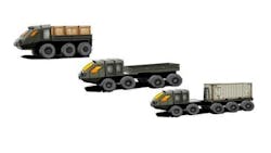 The prototype program will develop the M915 Line Haul Tractor and M1088 Medium Tractor; Palletized Load System (PLS); and Heavy Expanded Mobility Tactical Truck (HEMTT). The prototype program will develop the M915 Line Haul Tractor and M1088 Medium Tractor; Palletized Load System (PLS); and Heavy Expanded Mobility Tactical Truck (HEMTT).