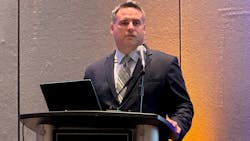 Beto Dantas, ConMet chief technology and innovation officer, at TMC 2023. Beto Dantas, ConMet chief technology and innovation officer, at TMC 2023.