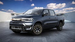 &apos;Set off by the distinguishing stance you&rsquo;ve come to expect from Ram Trucks, a sophisticated front full fascia and lower grille surround complement this electric truck&rsquo;s already heroic demeanor,&apos; Ram stated.