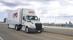 Xpo Ltl Truck Fron Overpass City Back Road Dsc04248 Copy