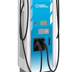ABB&apos;s Terra 124 and Terra 184 DC fast chargers from Gilbarco Veeder-Root can provide 120 kW and 180 kW. These chargers offer high voltage and high current capabilities, which support fast charging for fleets that demand high reliability and asset utilization.