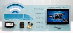 ConMet Digital’s “Smart” suite can monitor wheel ends, tire pressure, axle load, and line pressure. ConMet Digital’s “Smart” suite can monitor wheel ends, tire pressure, axle load, and line pressure.