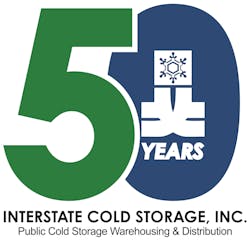 Interstate Cold Storage 50th Anniversary Logo Interstate Cold Storage 50th Anniversary Logo