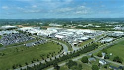 The New River Valley plant in Dublin, Virginia, will be receiving parts carried by Volvo VNR Electric trucks. The New River Valley plant in Dublin, Virginia, will be receiving parts carried by Volvo VNR Electric trucks.