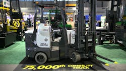Combilift's 75,000th truck at Promat 2023 in Chicago. Combilift's 75,000th truck at Promat 2023 in Chicago.