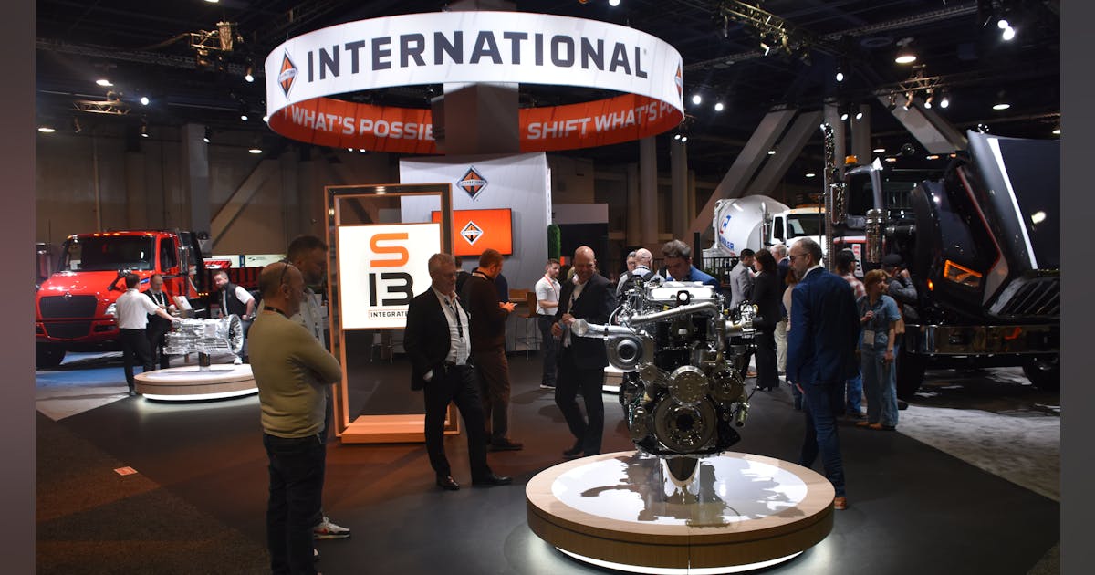 International S13 Integrated Powertrain set for vocational applications ...