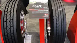 Yokohama introduced the 114R regional-haul trailer tire during the 2023 TMC Annual Meeting in Orlando, Florida.