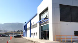 The massive Phillips complex in Arteaga, Coahuila, Mexico, which includes Phillips Industries and Phillips Connect, is surrounded by picturesque mountains.