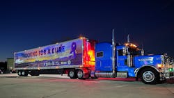 Art City Wraps helped the Lauersdorf family of JJ Trucking create a mobile billboard with one of their trucks in support of pancreatic cancer awareness. The effort was in honor of JJ Trucking owner Brian Lauersdorf who died from pancreatic cancer earlier this year. Art City Wraps helped the Lauersdorf family of JJ Trucking create a mobile billboard with one of their trucks in support of pancreatic cancer awareness. The effort was in honor of JJ Trucking owner Brian Lauersdorf who died from pancreatic cancer earlier this year.