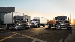 The new MD Electric initially will cater to vocational applications such as van, refrigerated, flatbed, and dump, Mack officials said at the March 8 media event at Work Truck Week 2023 where they deputed the electric truck. The new MD Electric initially will cater to vocational applications such as van, refrigerated, flatbed, and dump, Mack officials said at the March 8 media event at Work Truck Week 2023 where they deputed the electric truck.