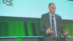 Andrew Wrobel, director of auto and mobility at Escalent, during the Green Truck Summit session on March 7 that he hosted, 'The Electric Vehicle Balancing Act.' Andrew Wrobel, director of auto and mobility at Escalent, during the Green Truck Summit session on March 7 that he hosted, 'The Electric Vehicle Balancing Act.'