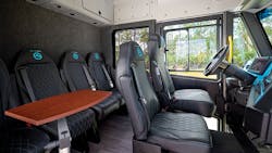 The Class 5 Blue Arc's interior. The Class 5 Blue Arc's interior.