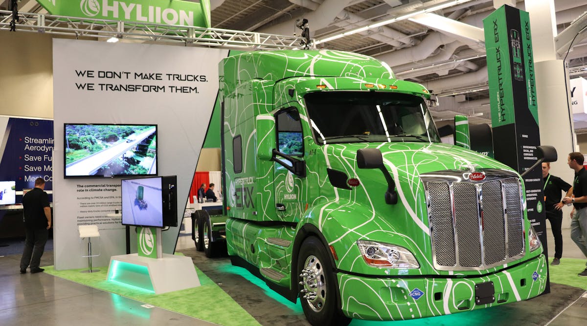 The Hyliion Hypertruck ERX is set for production in Q4 2023.