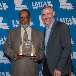 Nelson Landry (left), LMTA's 2023 Louisiana Truck Driver of the Year Nelson Landry (left), LMTA's 2023 Louisiana Truck Driver of the Year