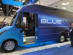 The Blue Arc Class 3 on the show floor last year at Work Truck Week in Indianapolis.