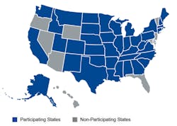 The states shaded in blue collect UCR fees from motor carriers, brokers, freight forwarders, and leasing companies. But all interstate businesses, even those in states that don't participate, are subject to UCR. States that do not participate receive money for roadside safety programs from MCSAP grants from the federal government, according to UCR Executive Director Avelino Gutierrez. The states shaded in blue collect UCR fees from motor carriers, brokers, freight forwarders, and leasing companies. But all interstate businesses, even those in states that don't participate, are subject to UCR. States that do not participate receive money for roadside safety programs from MCSAP grants from the federal government, according to UCR Executive Director Avelino Gutierrez.