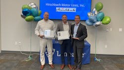 Hirschbach Motor Lines claimed two awards, winning Lineage Logistics' first National and Dedicated Truckload Carrier of the Year honors. Hirschbach Motor Lines claimed two awards, winning Lineage Logistics' first National and Dedicated Truckload Carrier of the Year honors.