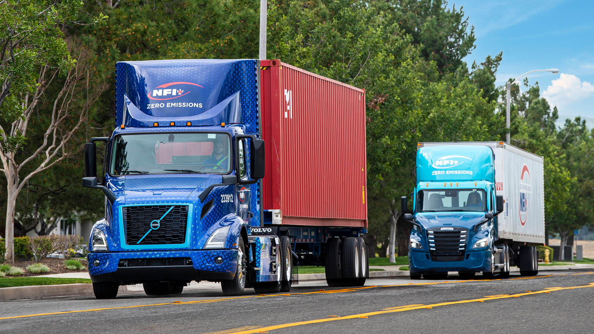 Nfo Volvo Vnr Electric And Freightliner E Cascadia In Operation California 643d87dcc24e2