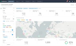 Overhaul&apos;s Command Center is a tool customers can use to track their shipments.