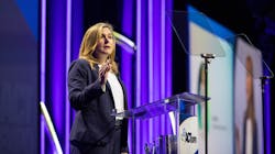 Amy Davis, president of Accelera by Cummins, delivers a keynote at ACT Expo 2023. Amy Davis, president of Accelera by Cummins, delivers a keynote at ACT Expo 2023.